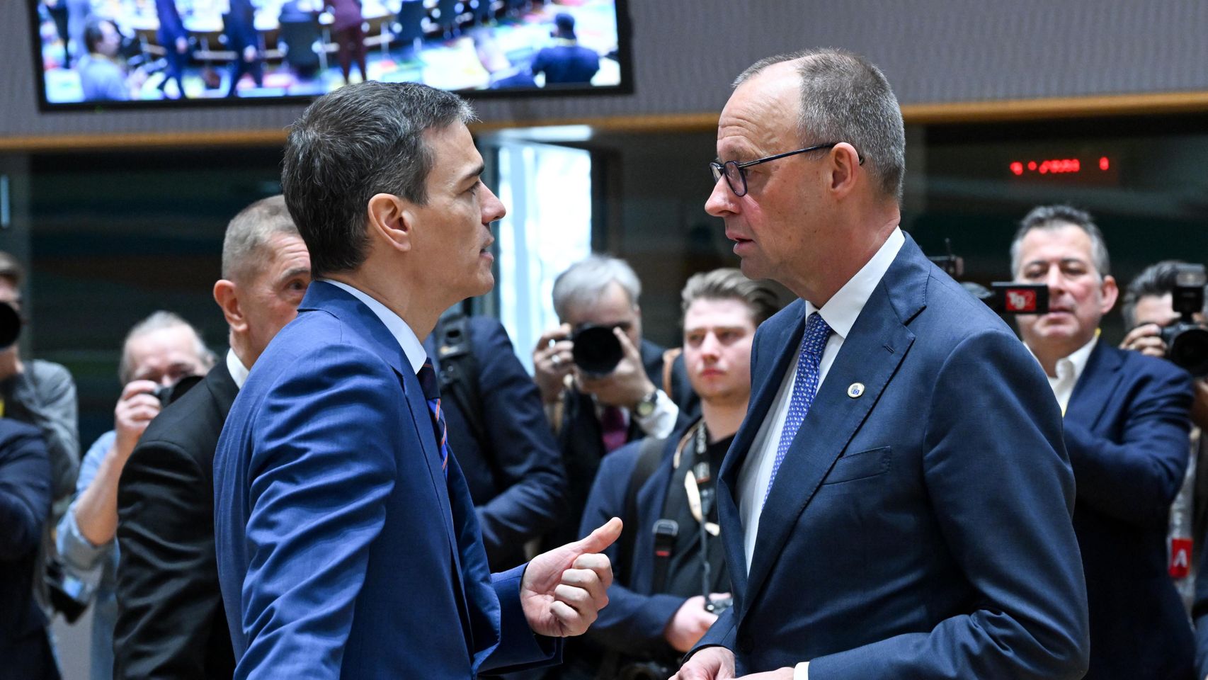 Merz deja a Sánchez fuera de la reunión del núcleo duro europeo que preparará en Berlín la cumbre de la OTAN