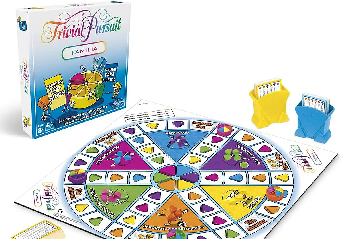 Conviértete en el rey de los quesitos con el Trivial Pursuit edición familiar y sus 2.400 preguntas