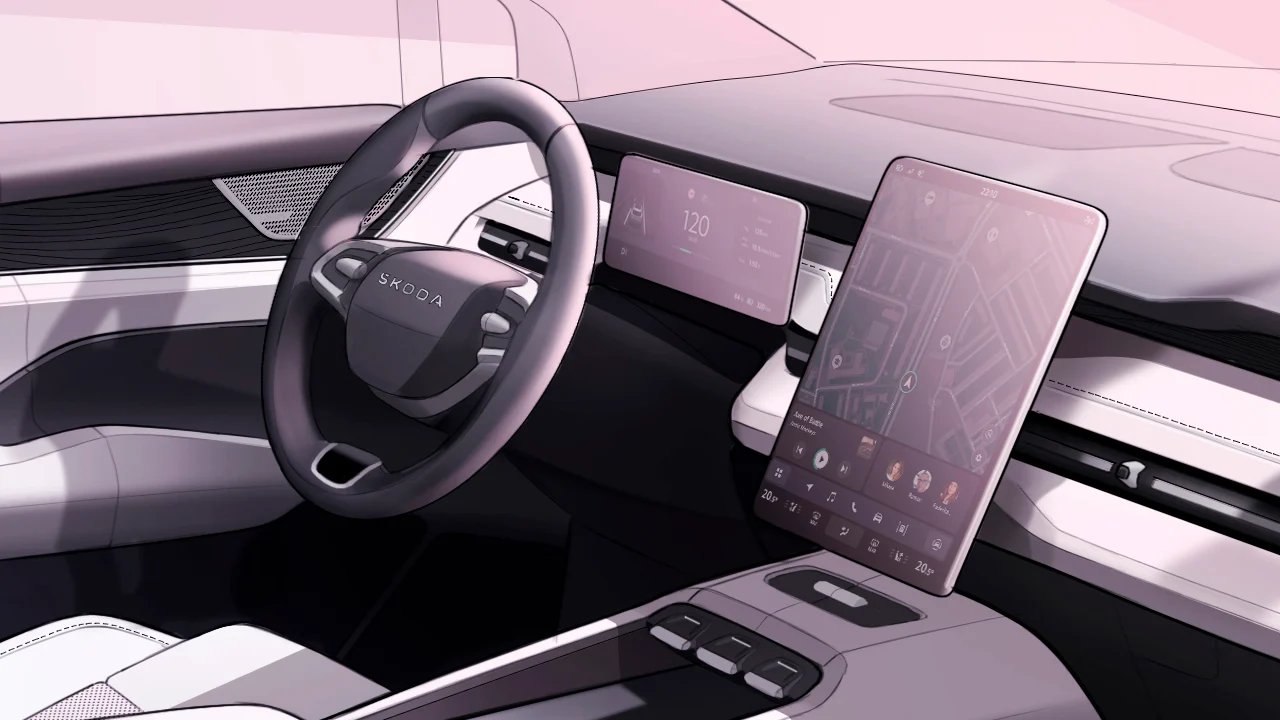 El nuevo Skoda Peaq deja ver su revolucionario interior, ruptura total con todo lo conocido