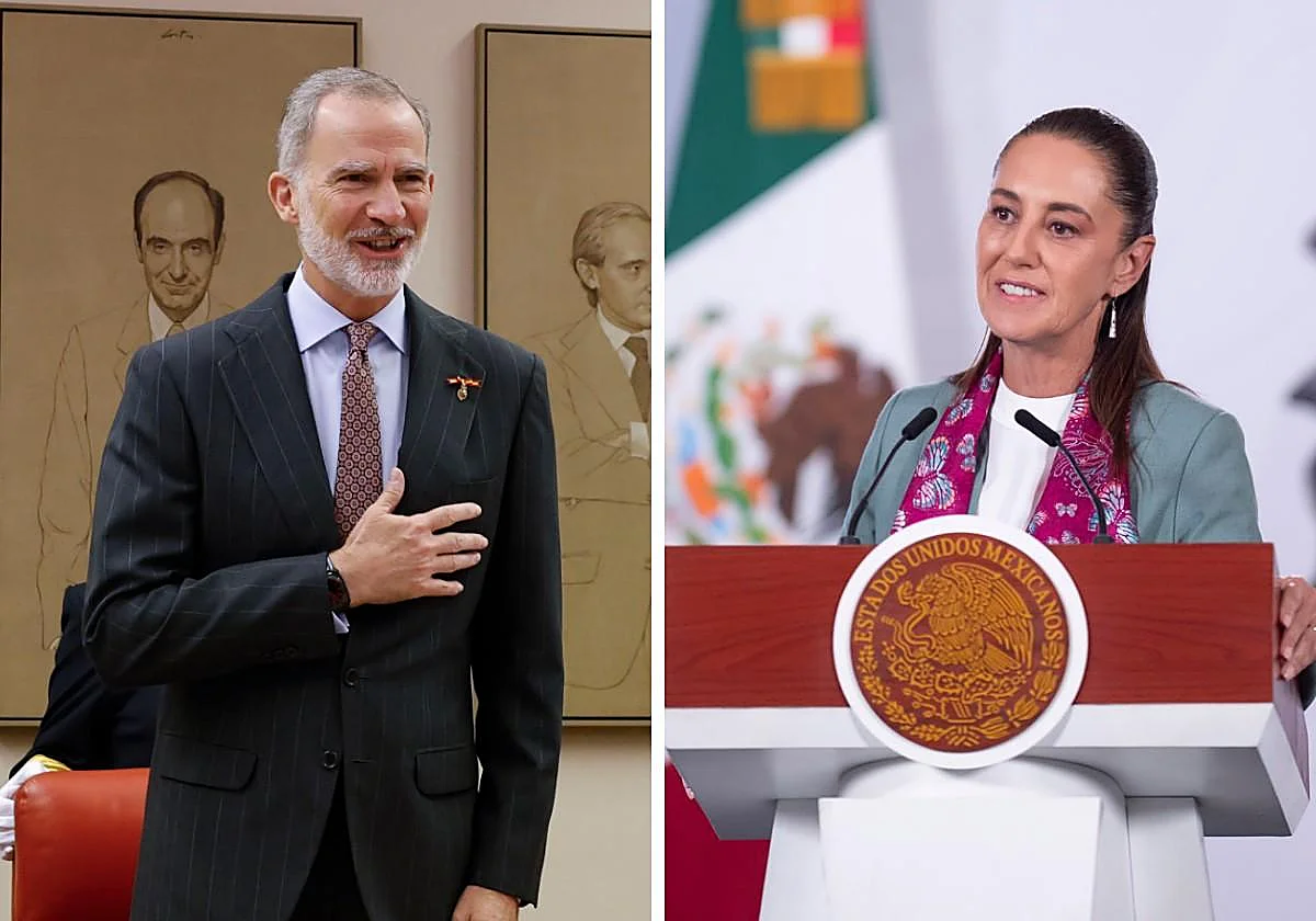 El Rey se reunirá con Sheinbaum en México antes de acudir al partido que disputarán España y Uruguay