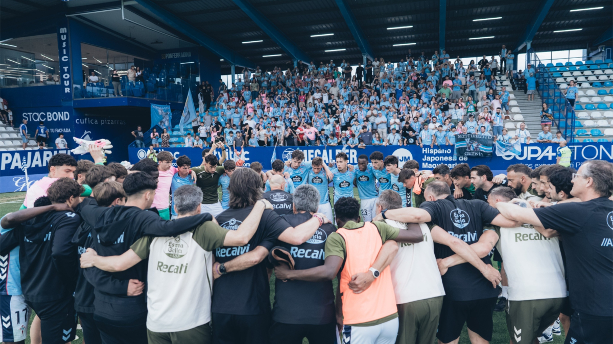 El filial del Celta quiere hacer historia