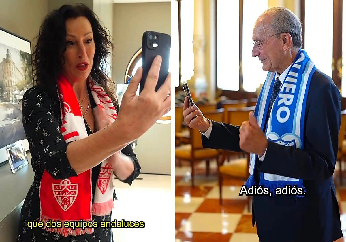 Los alcaldes de Málaga y Almería apelan a la «responsabilidad» y el «respeto» en el duelo por el ascenso a Primera División
