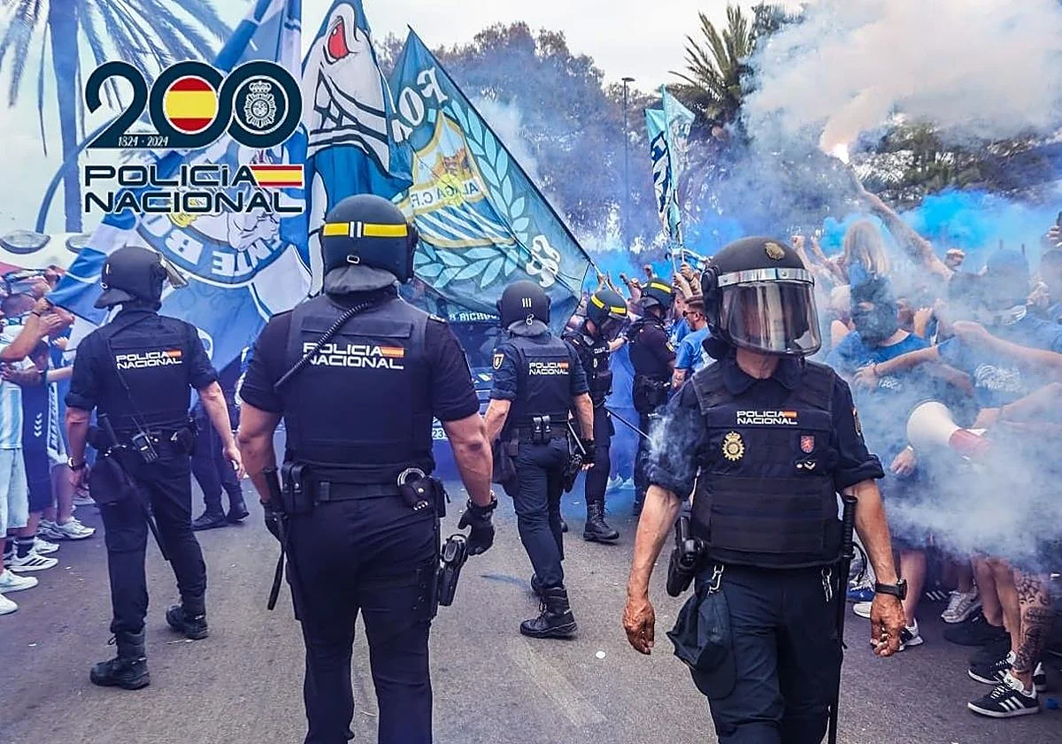 Detienen a un hincha del Málaga por acceder al estadio cuando lo tenía prohibido por sentencia