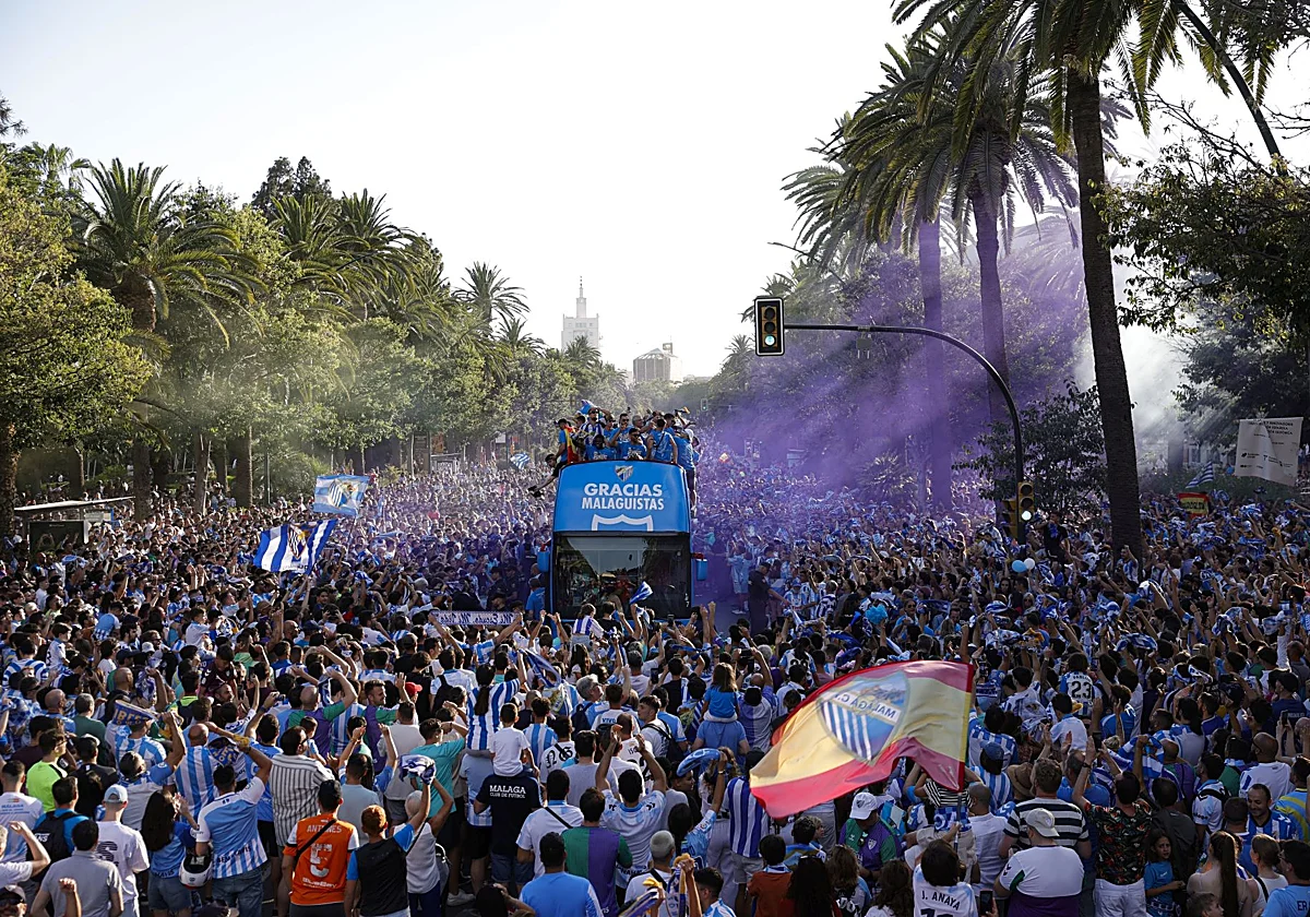Así será la rúa del Málaga este lunes: recorrido y horarios