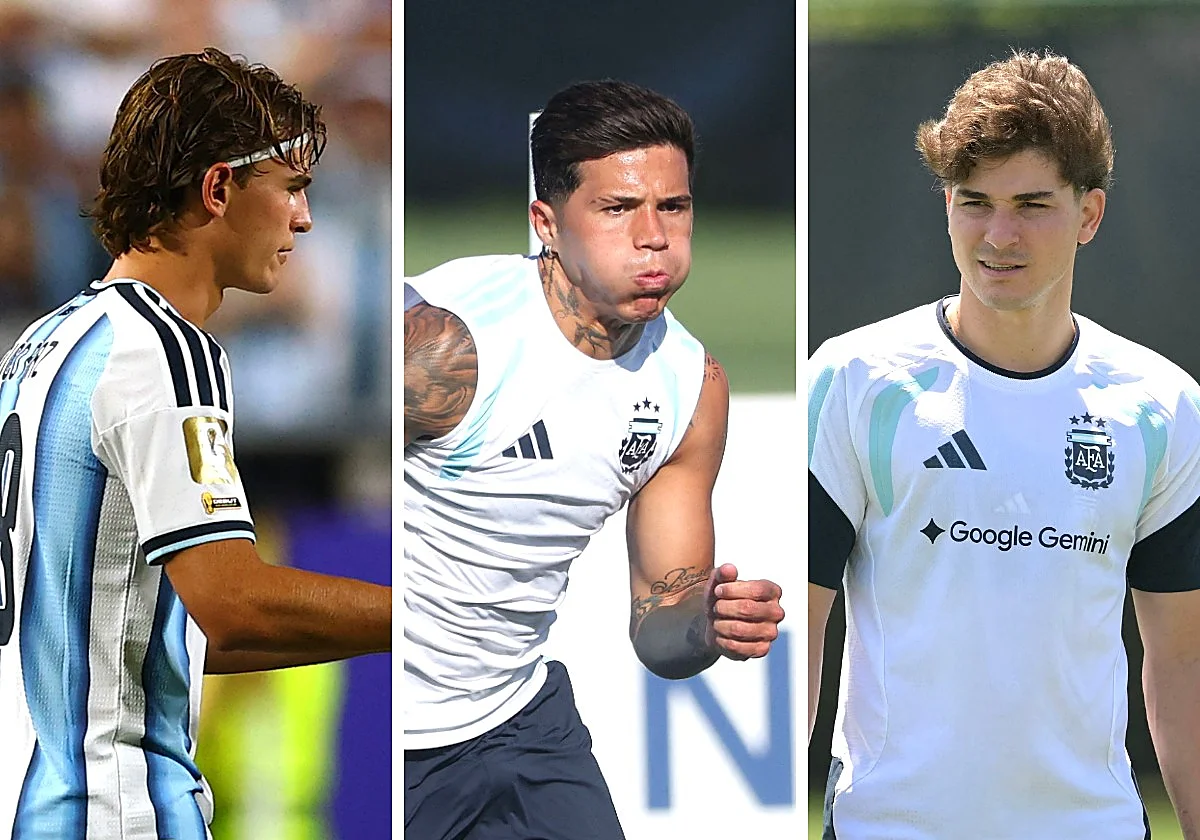 Enzo, Nico Paz y Julián, otros con un ojo en Argentina y otro en el mercado