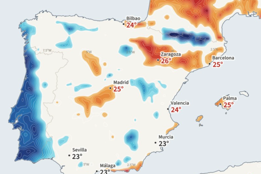 Estamos a 44 grados y AEMET dice que aún queda lo peor. La buena noticia es que ya sabemos cuando llega el alivio térmico