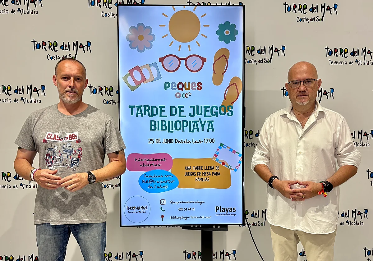 La 'biblioplaya' de Torre del Mar acogerá una tarde de juegos familiar el 25 de junio
