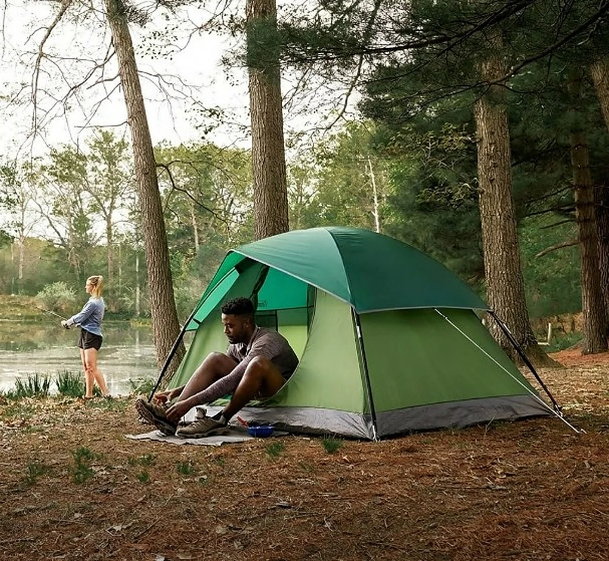 Si quieres una tienda de campaña versátil, funcional y fácil de montar esa es la Coleman Sundome
