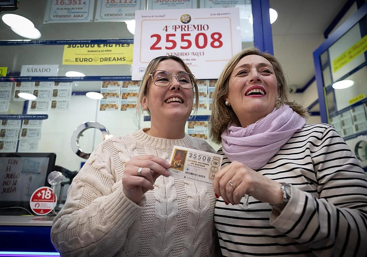 Las historias más curiosas de los premiados en Málaga con la Lotería de Navidad