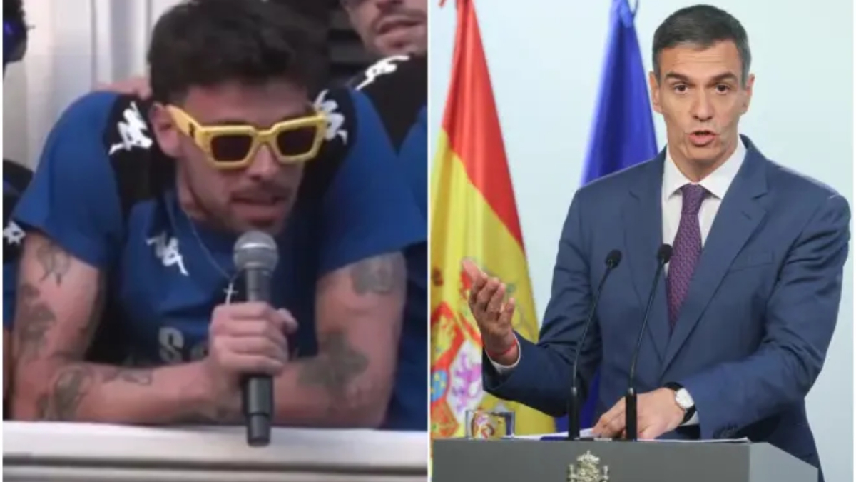 La portavoz del Gobierno responde al portero del Sabadell: "¿Sabe que es el presidente que ha multiplicado por ocho las becas?"