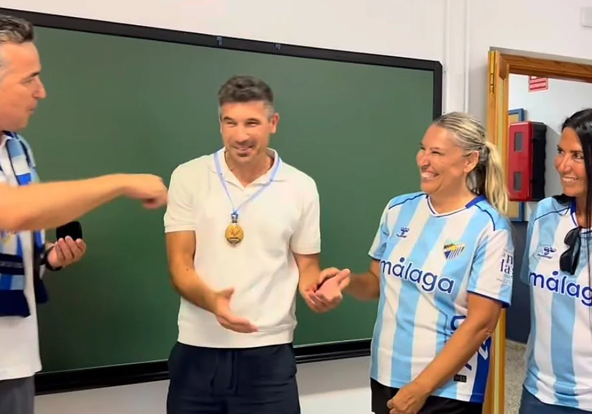 Funes volvió a ser profesor por un día