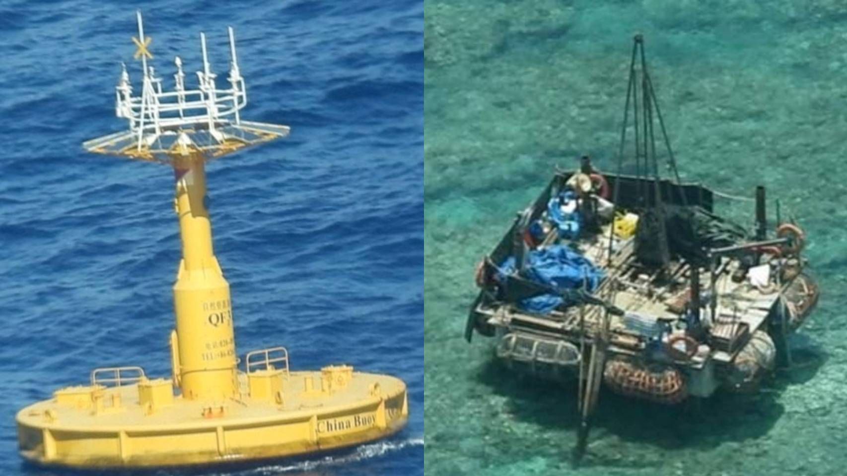 China levanta su nueva muralla en el mar: islotes artificiales y plataformas flotantes para controlar el estrecho de Taiwán