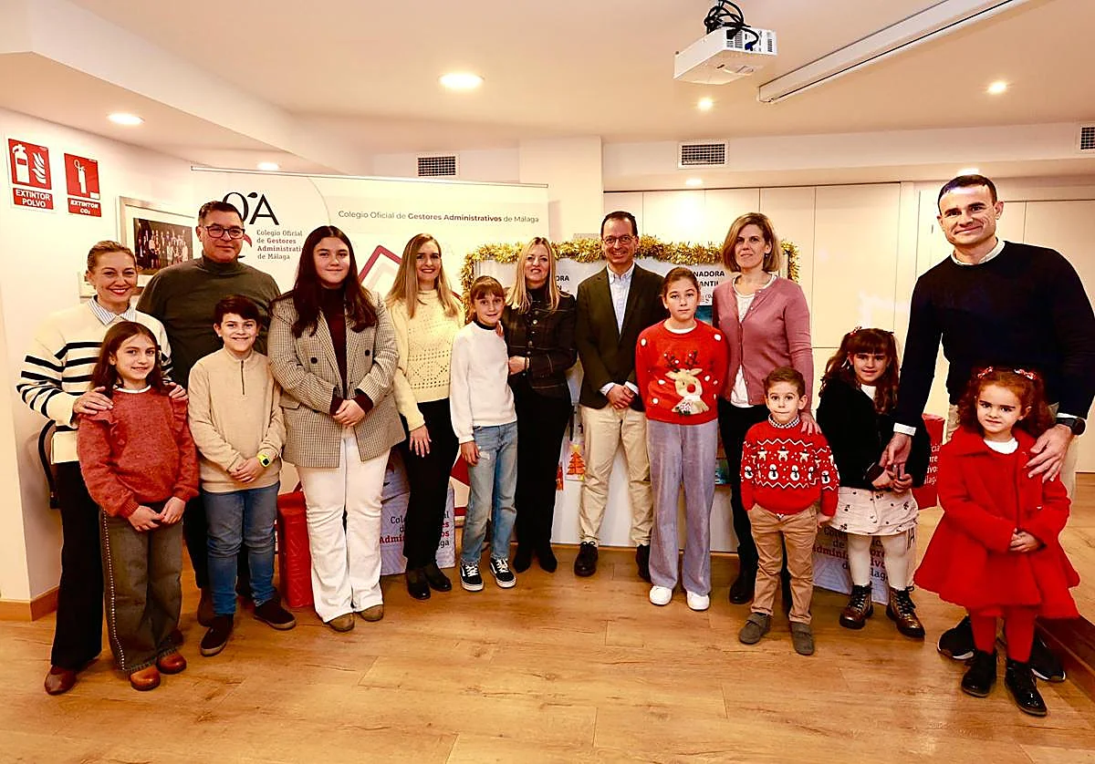 El Colegio de Gestores Administrativos celebra la entrega de premios de su Concurso de Dibujos Navideños