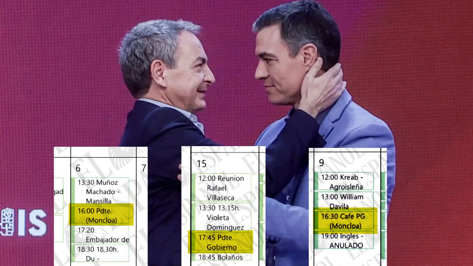 Zapatero se reunió al menos 10 veces con Sánchez en 2024 y 2025 para despachar sobre Puigdemont y política exterior