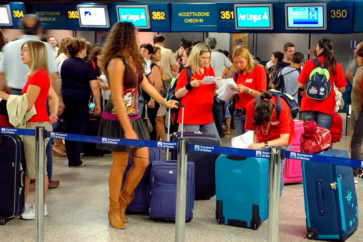 Los aeropuertos de Roma alertan de "desastre" este verano por los nuevos controles de la UE