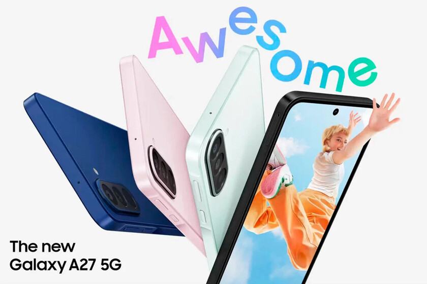 Ya es oficial: el Galaxy A27 se estrena en España con seis años de actualizaciones y muchas papeletas para ser uno de los móviles más vendidos