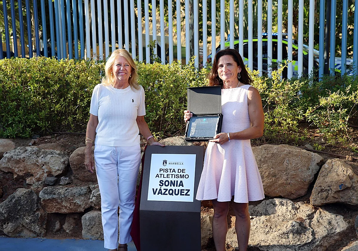 Marbella rinde homenaje a Sonia Vázquez dando su nombre a la pista de atletismo de Arroyo Primero