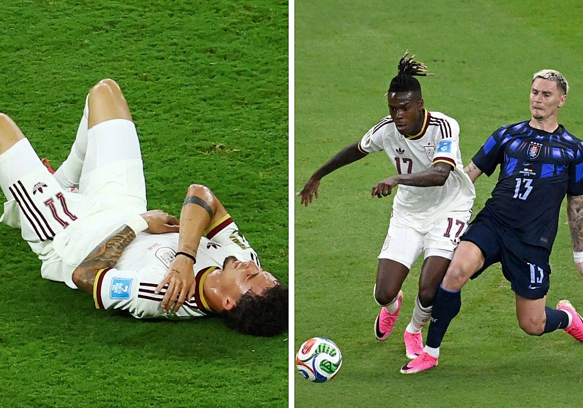 España se rompe por los extremos: se acabó el Mundial de Yeremy y hay dudas de que Nico Williams vuelva a jugar