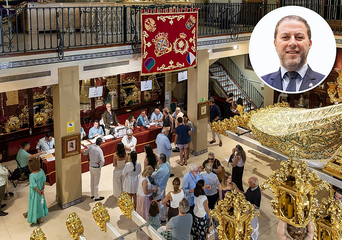 Sergio Morales, reelegido hermano mayor de la Archicofradía de la Esperanza de Málaga con el 66,5% de los votos