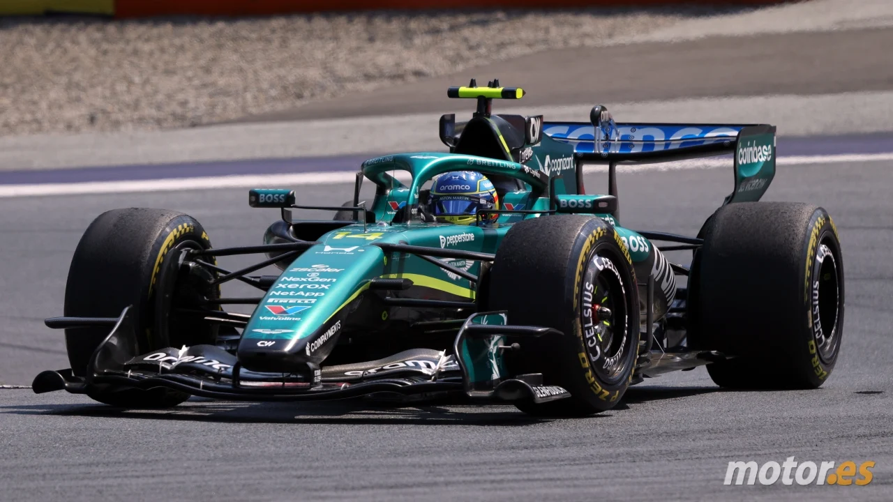 Alonso, doblado tres veces en Austria, anticipa que el AMR26B no estará listo en Bélgica