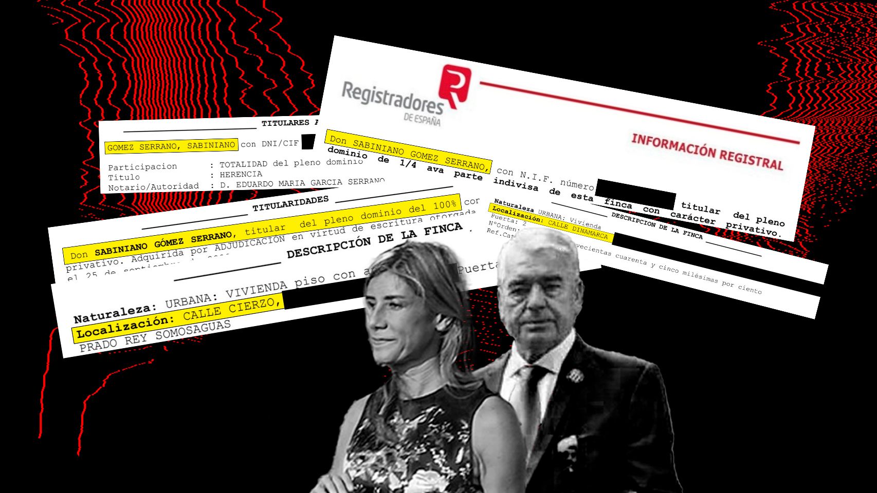 Dos años después de la muerte de Sabiniano siguen a su nombre los inmuebles que le habrían correspondido en herencia a Begoña Gómez