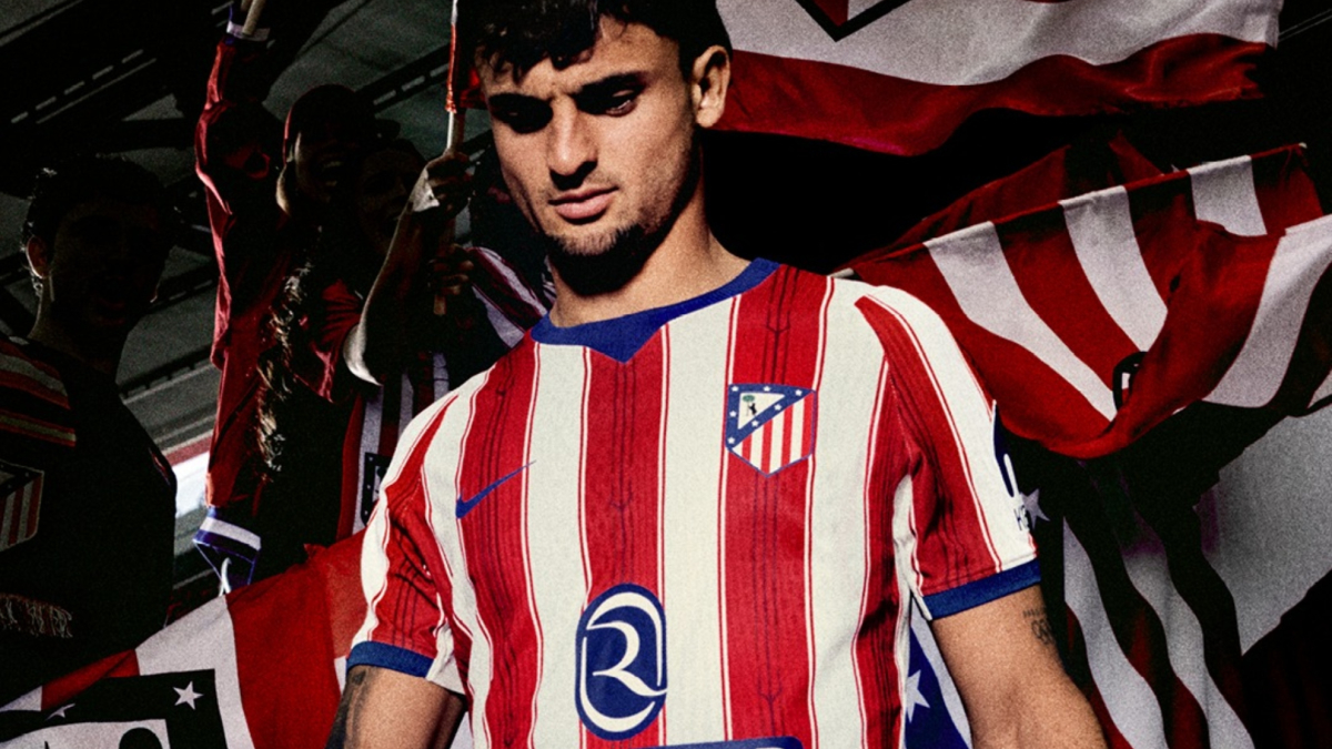 El Atlético de Madrid presenta su equipación 2026-27 con Neptuno como protagonista