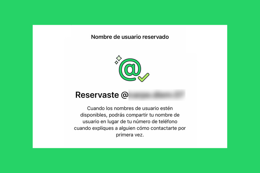 He reservado mi nombre de usuario de WhatsApp: te explico cómo hacerlo, cómo activar tu clave de privacidad y el obstáculo que encontré