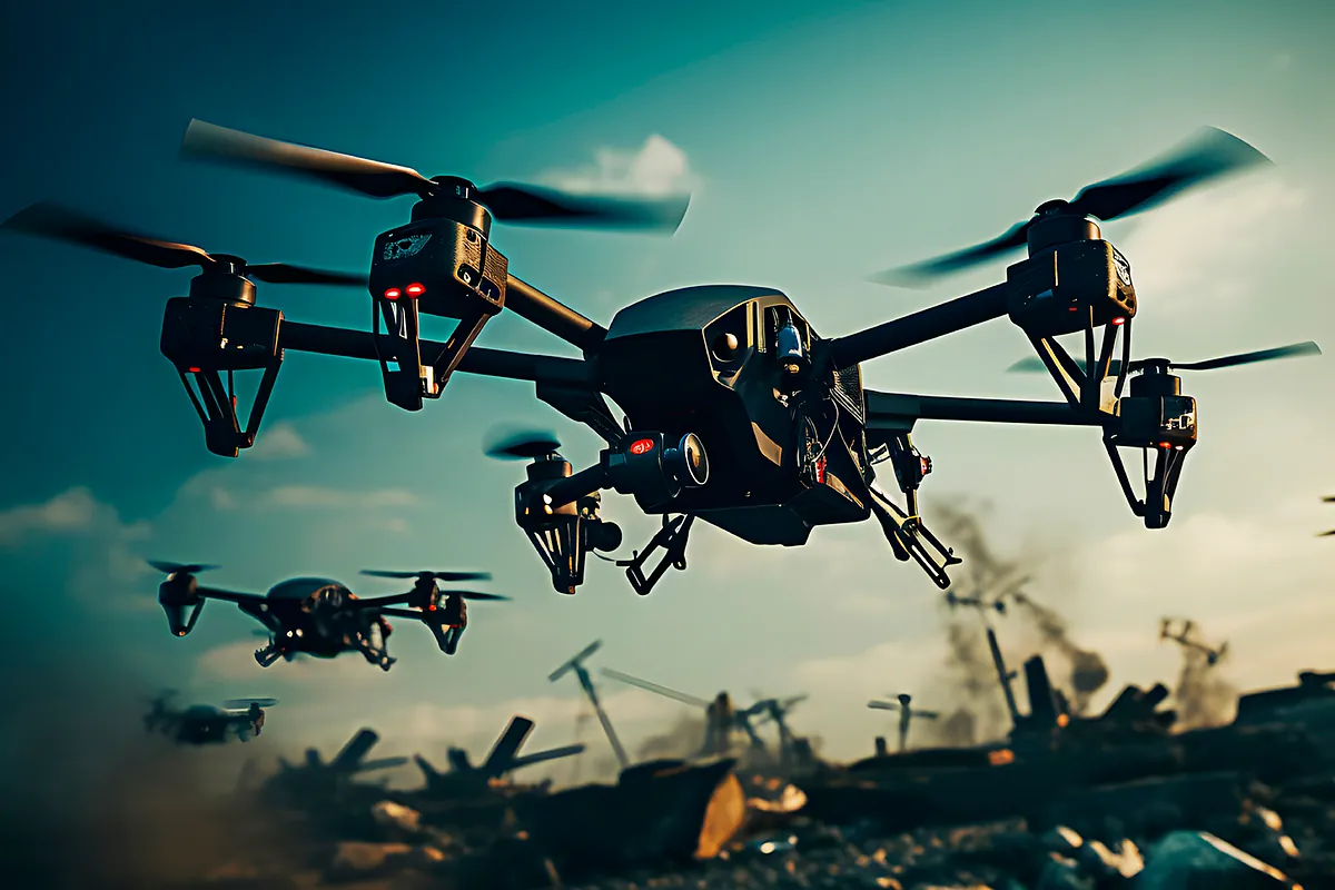 Valores de drones militares para reorientar la inversión en Defensa
