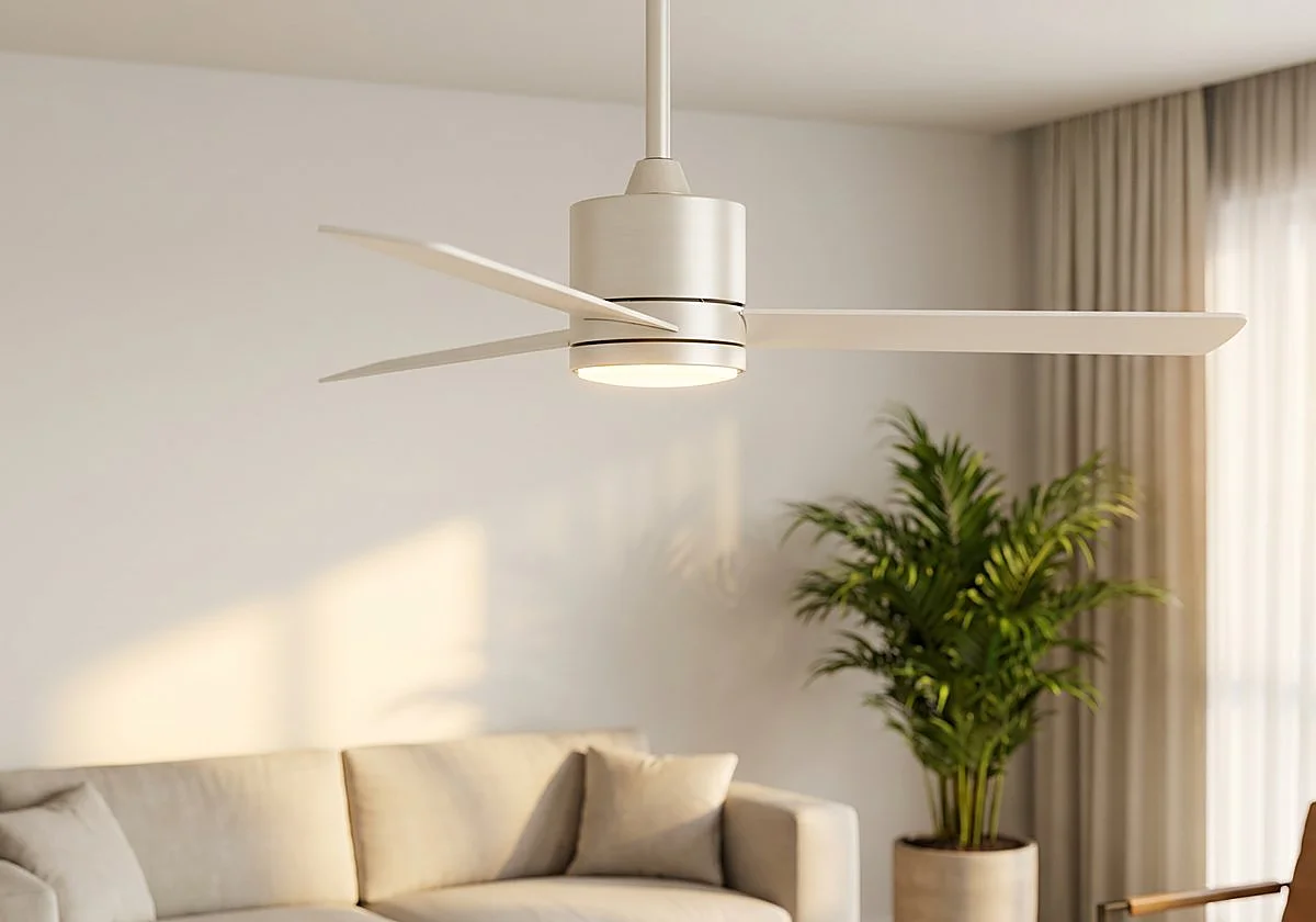 Los mejores ventiladores de techo de bajo consumo para salones y habitaciones