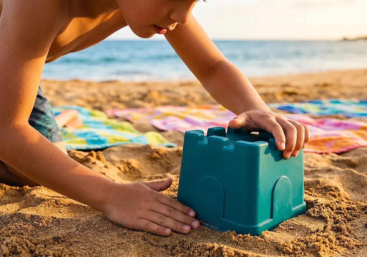 Si te vas a la playa, no te pierdas estos sets infantiles para hacer castillos en la arena