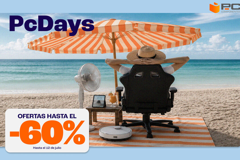 Los PcDays de PcComponentes arrancan con descuentos de hasta el 60 %: hay ordenadores, teles, móviles e incluso MacBooks