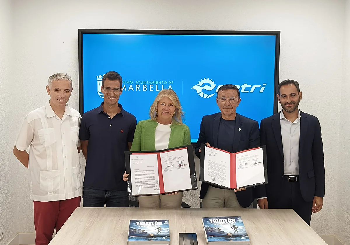 Marbella da un paso decisivo para convertirse en sede del prestigioso circuito internacional de triatlón T100