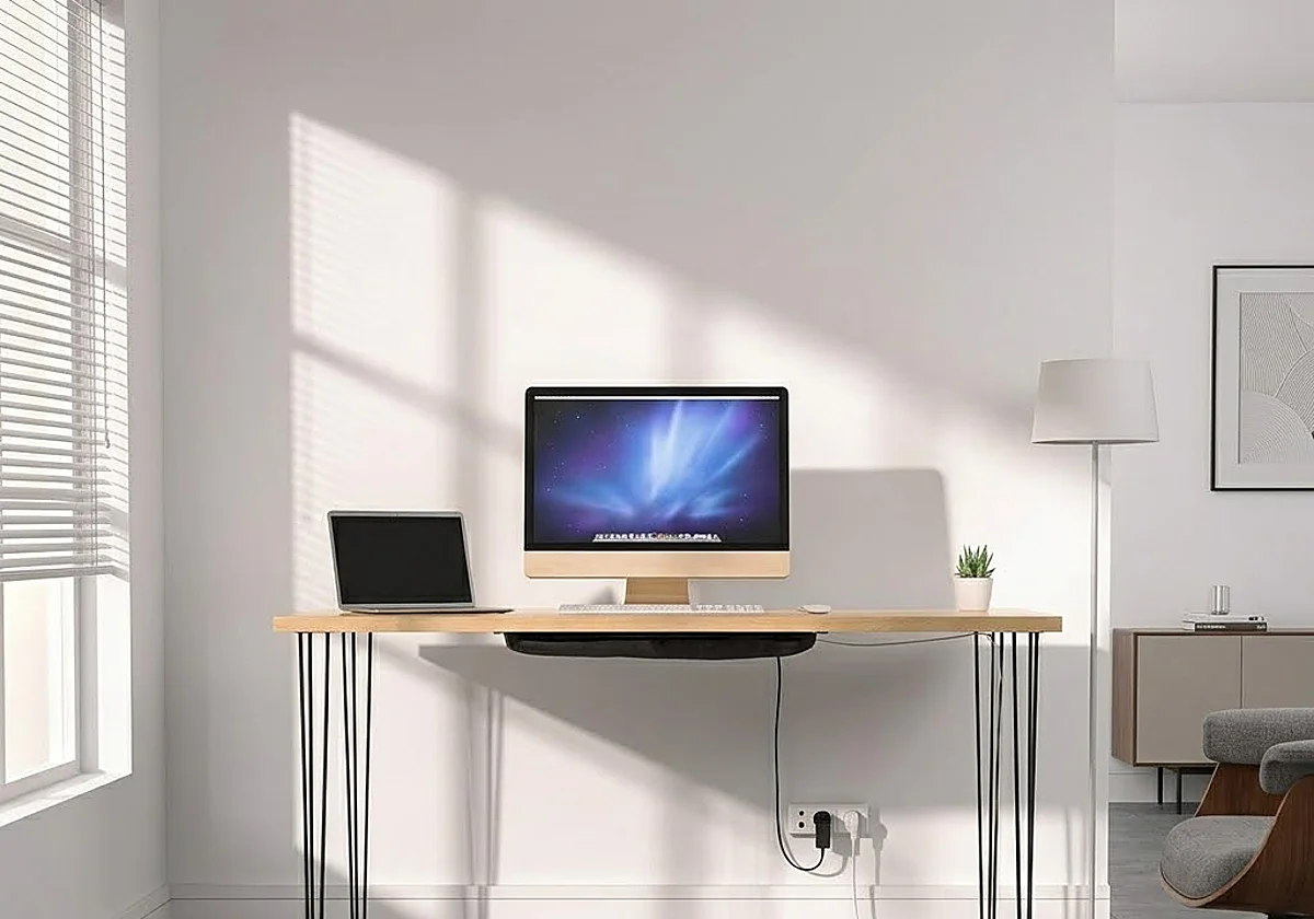 Organizador de cables de escritorio Ultimate Setup: oculta las regletas y ordena tu mesa sin complicarte la vida