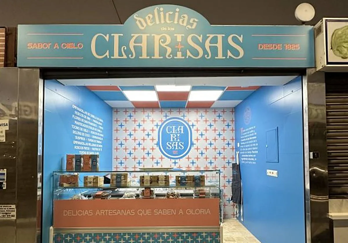 Las monjas de clausura del convento de la Trinidad abren un puesto en el mercado de Huelin