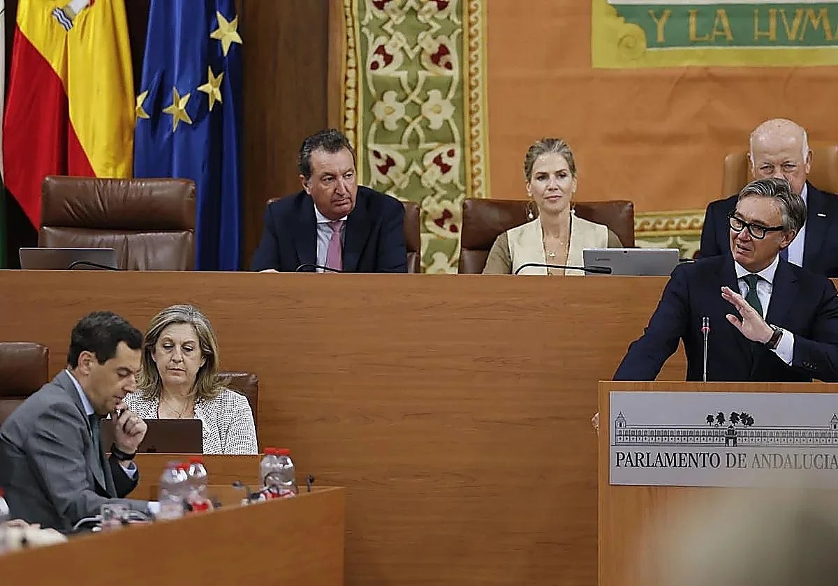 Vox votes against PP's Juanma Moreno in first investiture vote in the Andalusian parliament