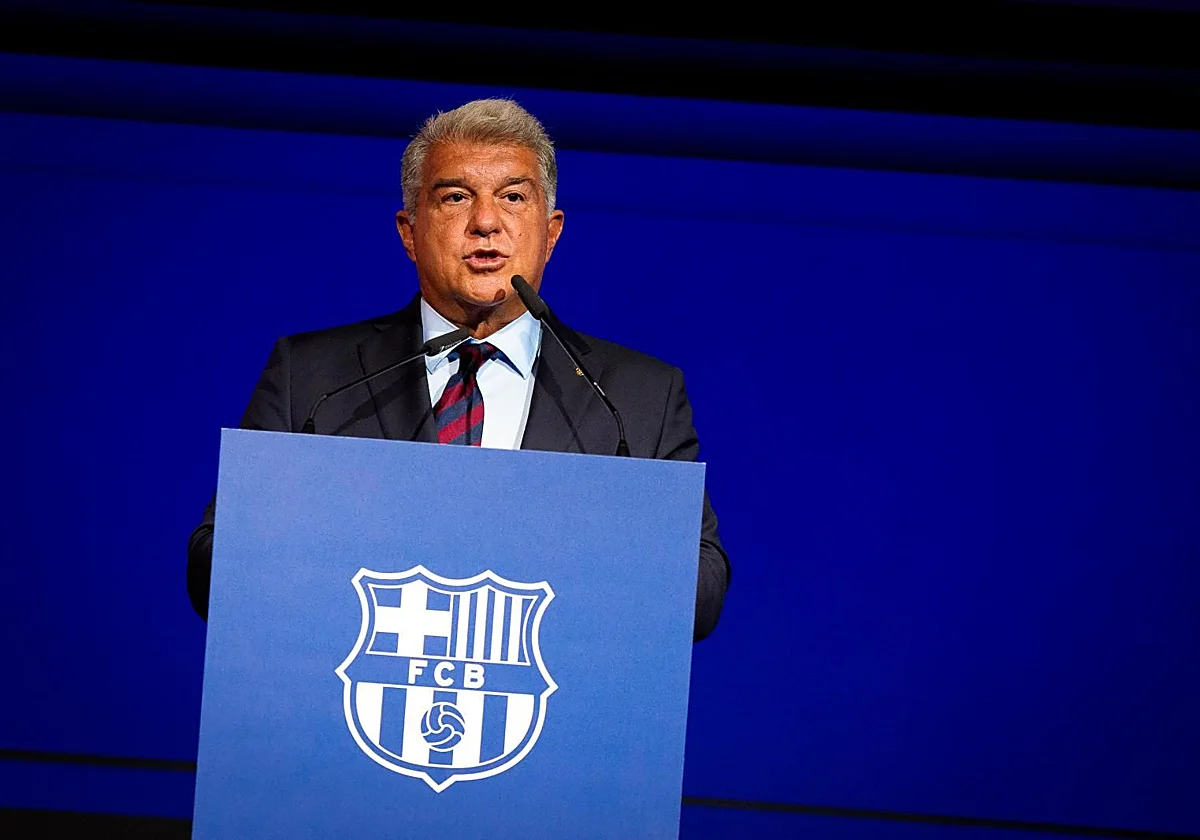 Laporta: «¿Julián Álvarez? El Atlético se está cerrando en banda y espero que recapacite»