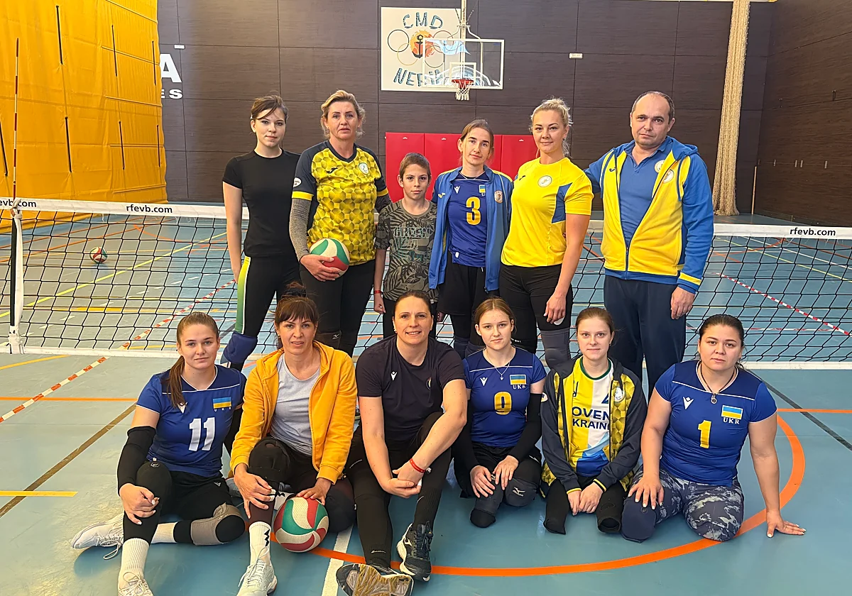 From Ukraine to Nerja: the women's Paralympic volleyball team's seeking refuge on the Costa del Sol