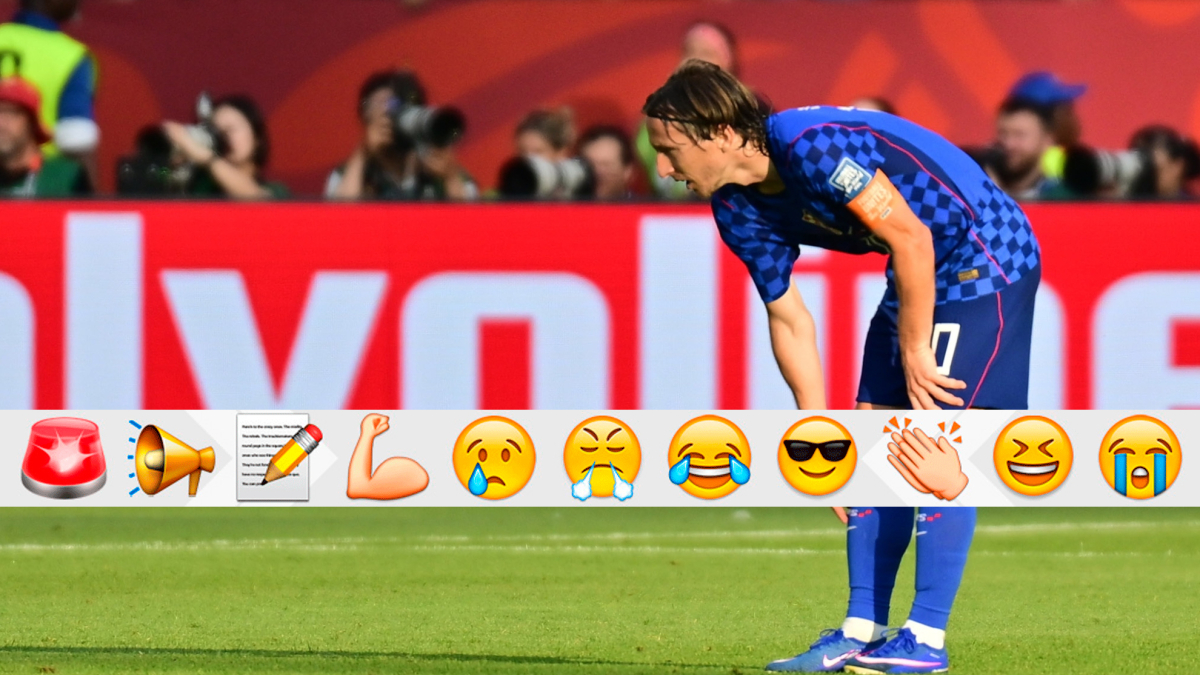 A Modric solamente podía despedirlo un partido de talla Mundial