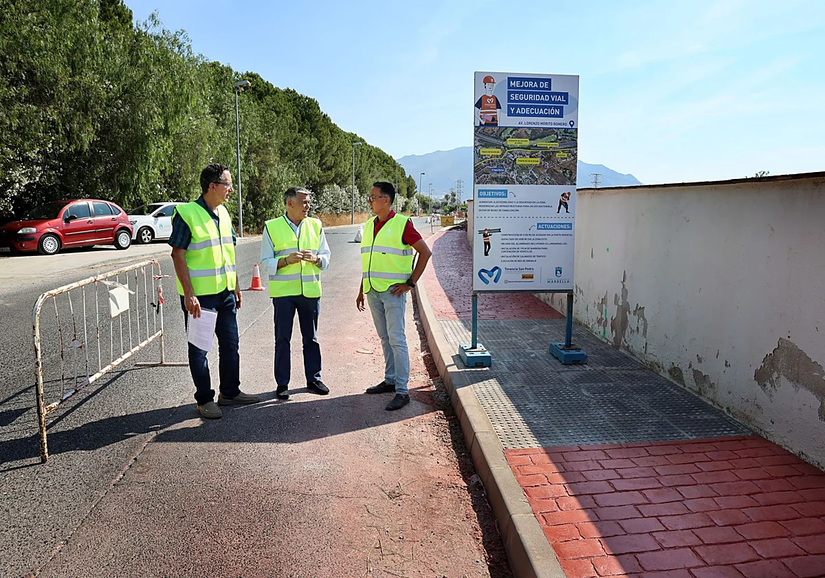Marbella invertirá 850.000 euros para mejorar uno los principales accesos entre San Pedro y Benahavís