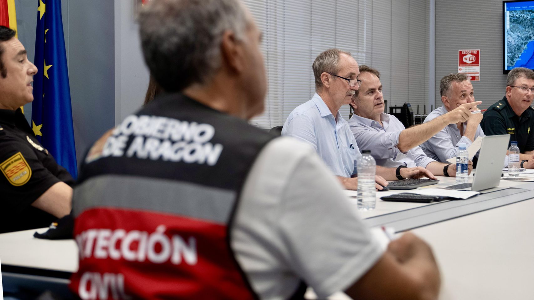 Aragón da por estabilizado el grave incendio de Leciñena y la UME se retira: "Estamos optimistas y satisfechos"
