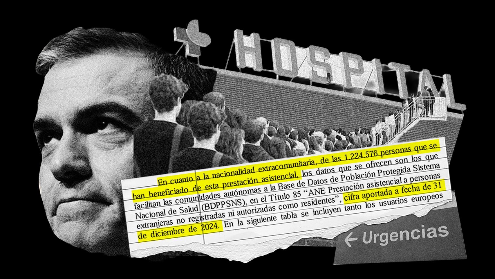 Sanidad atendió a 1,2M de 'sin papeles' en 2024, más del doble de los 500.000 que Sánchez dijo en abril que regularizaría