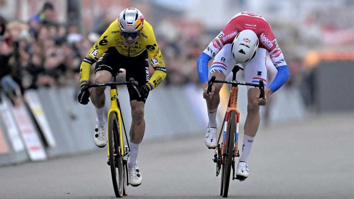 Orts recupera el toque el día que Van Aert no pudo aprovechar la ausencia de Van der Poel