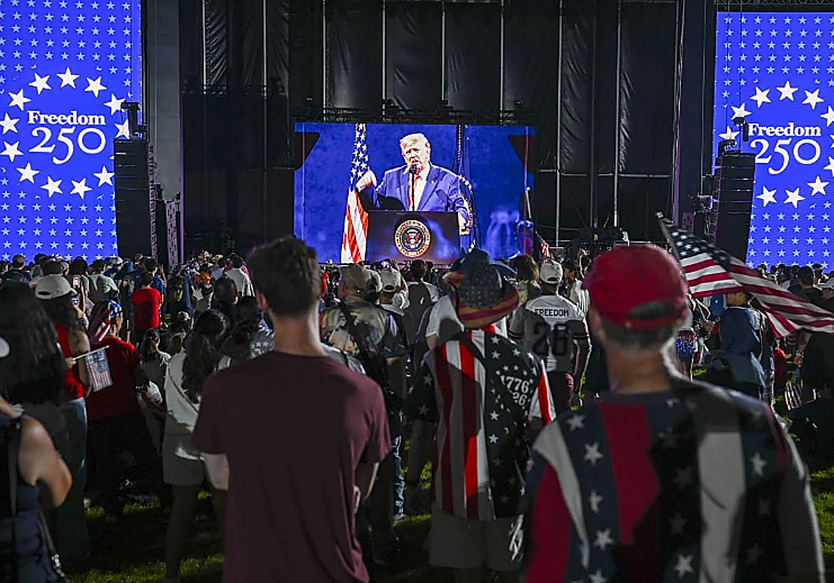 Trump celebra los 250 años de EE UU como el triunfo de su presidencia