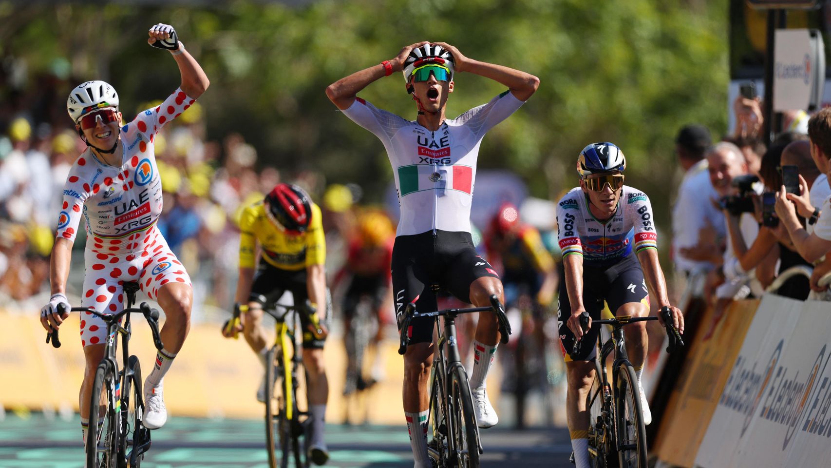 Tour de Francia 2026 hoy, en directo | Última hora de la etapa 2, el recorrido y la victoria de Isaac del Toro en Barcelona