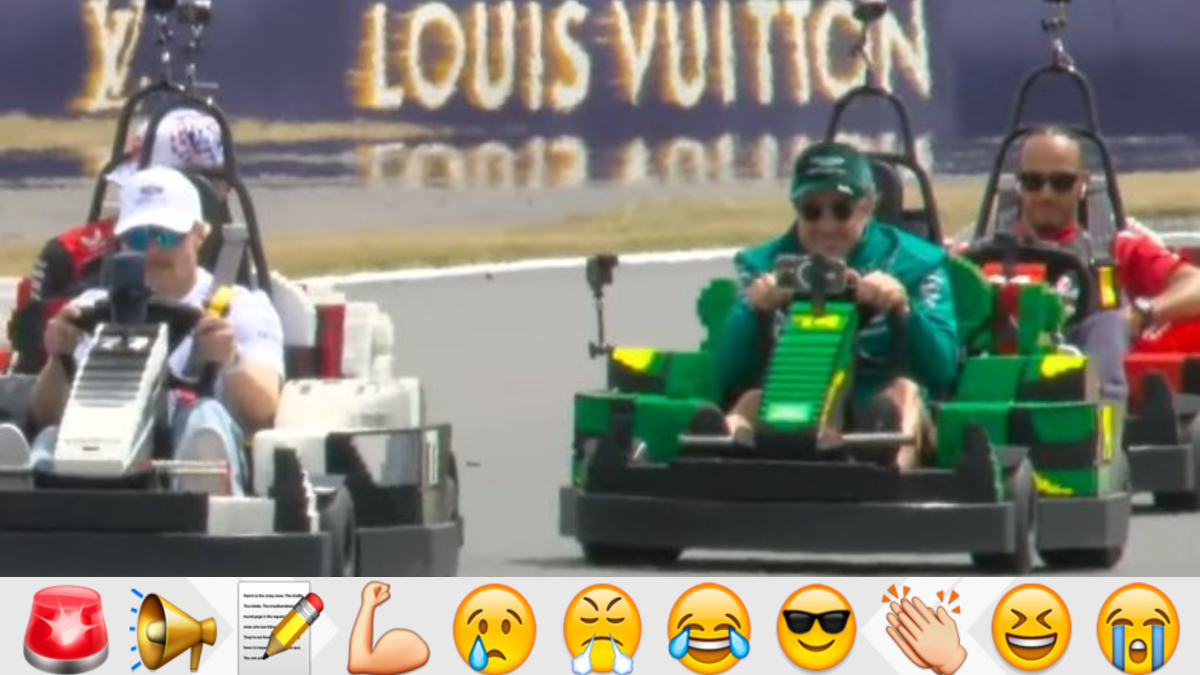 Victoria de Alonso... en la carrera de Lego<br>