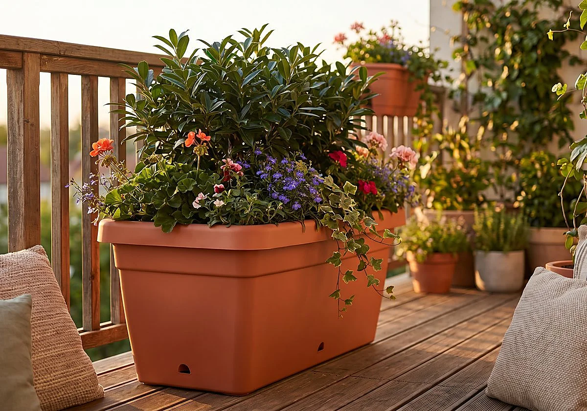 Los mejores maceteros y jardineras grandes para terrazas y jardines