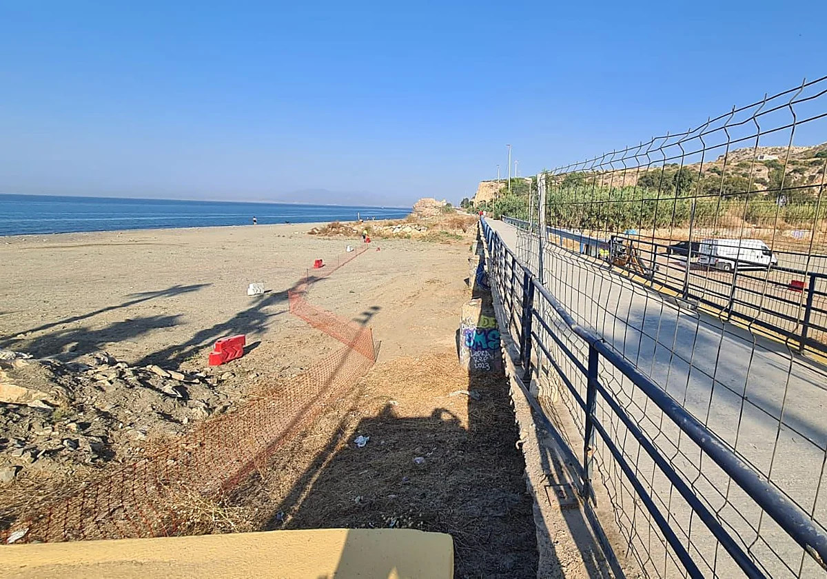 Rincón de la Victoria comienza el arreglo del puente sobre el arroyo Totalán