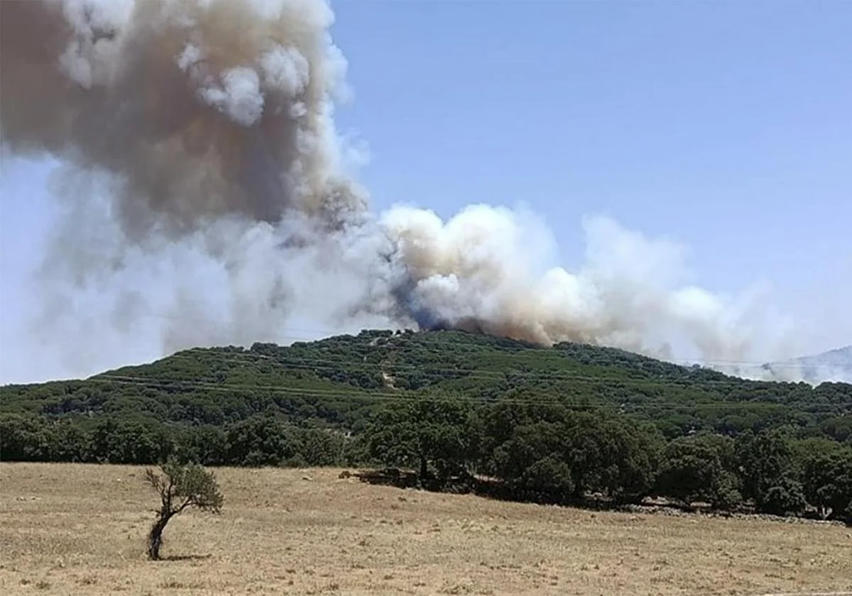 Un incendio forestal en Grazalema obliga a desalojar el Hotel Fuerte y a activar la fase de emergencia 1