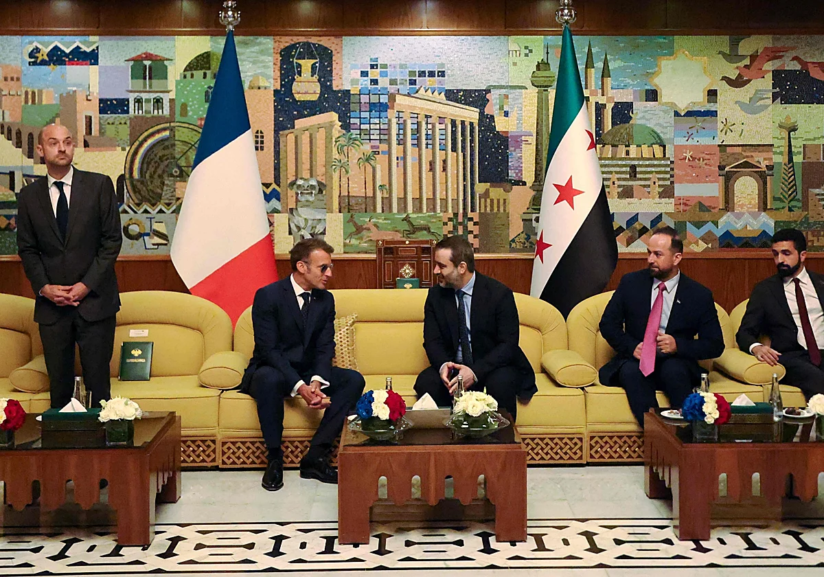 Macron se convierte en el primer mandatario europeo que visita la nueva Siria