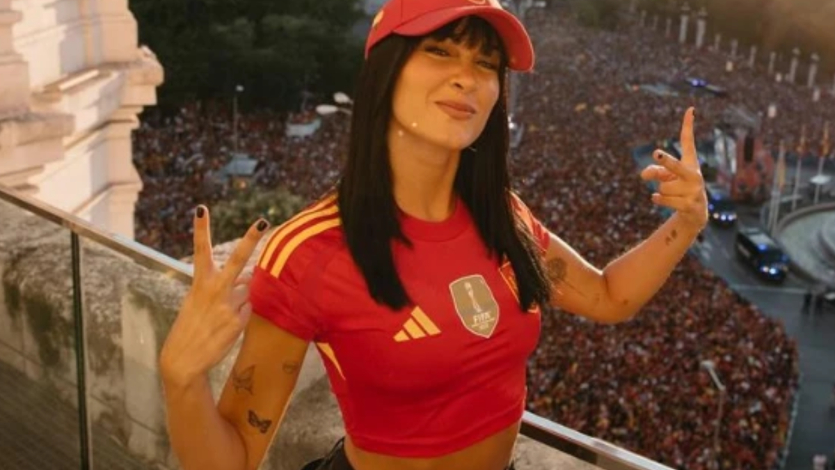 Aitana rompe su silencio sobre el partido de España y el concierto de Zaragoza: "Me da pena"